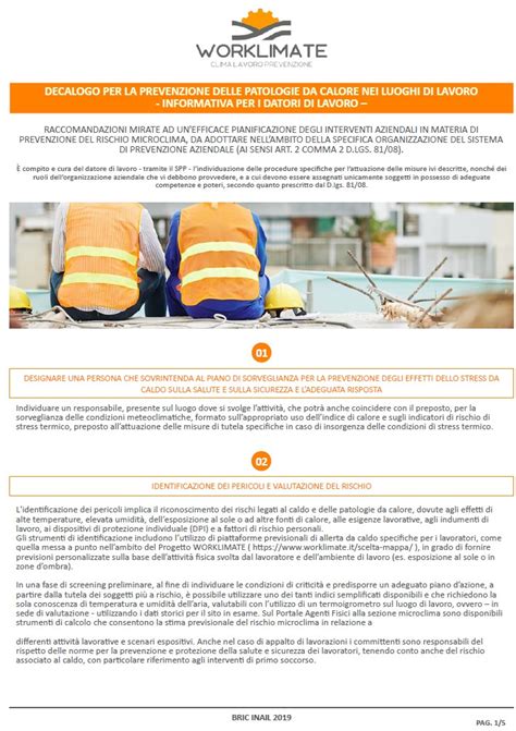 misure di prevenzione umidità|CALORE SUL LAVORO – GUIDA PER I LUOGHI DI .